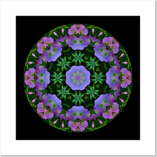 Mandala Magic - Pink Posies Posters and Art